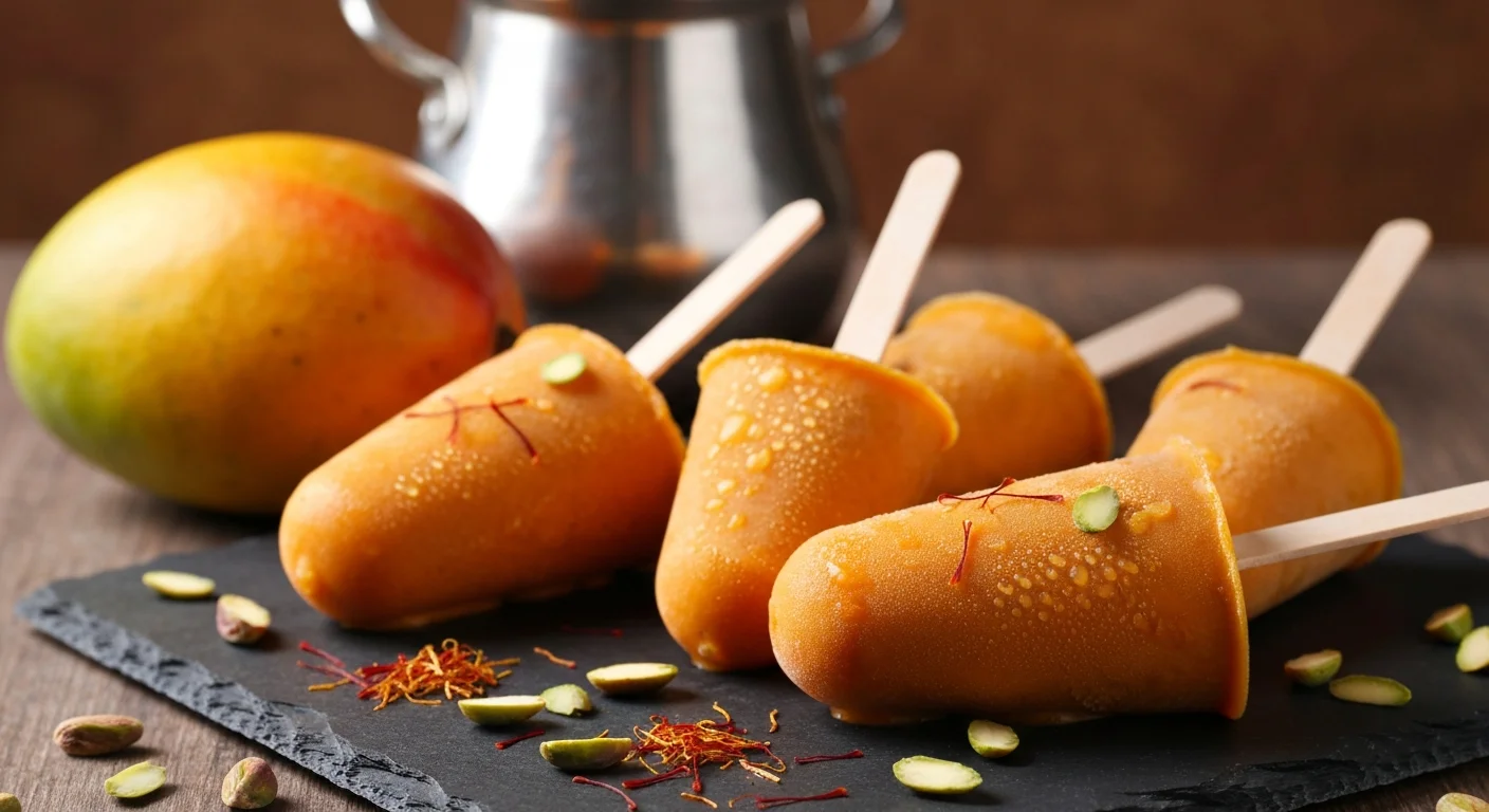 Mango Kulfi Without a Machine: Hand-Churned Method