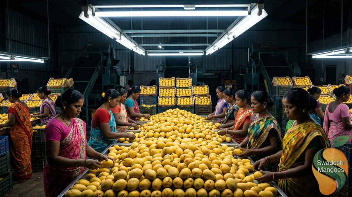 The Night Shift: What Happens at a Mango Packing House in Andhra Pradesh